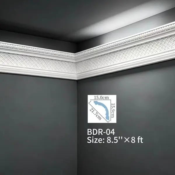 BDR-04 FRENCH MOULDING WALL & CEILING BORDER – 8.5' X 8' | HATIMI INTERIORS