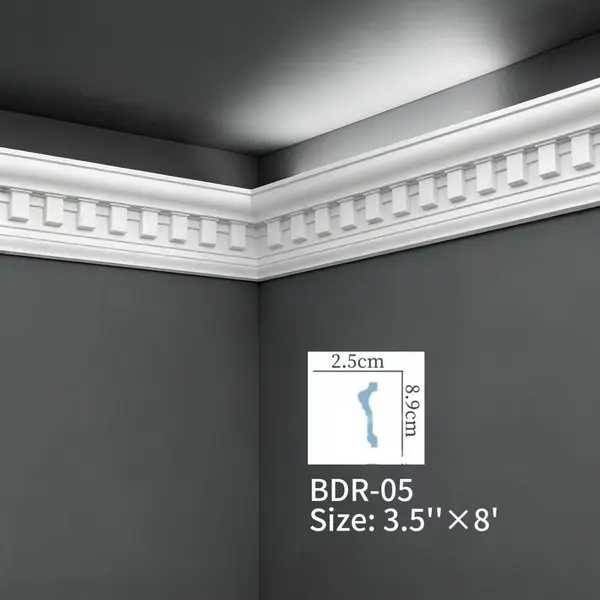 BDR-05 FRENCH MOULDING WALL BORDER – 3.5' X 8' | HATIMI INTERIORS