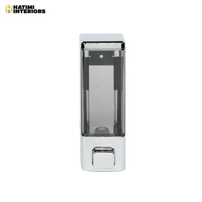 CHROME PLASTIC SOAP DISPENSER