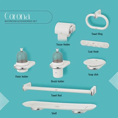 CARONA BATHROOM ACCESSORIES SET