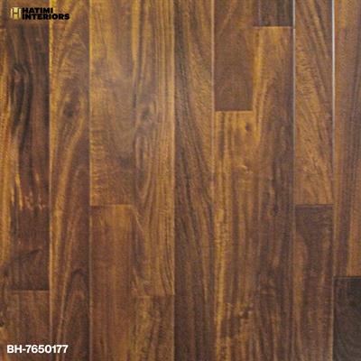 WALNUT - HIGH GLOSS THREE STRIP WOODEN FLOORING - PER SQUARE FEET