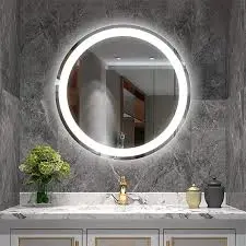 SMART BACKLIT LED LIGHTED ROUND MIRROR WALL MOUNT CIRCLE ILLUMINATED BATHROOM VANITY MIRROR