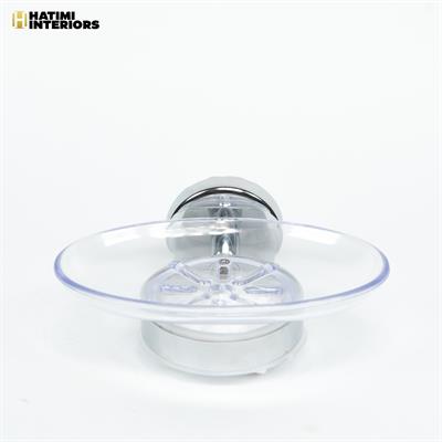 PREMIUM CHROME SILVER OVAL SOAP DISH
