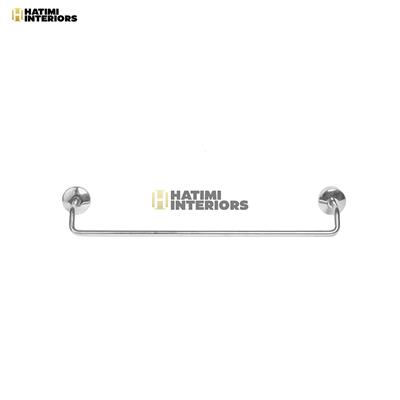 18 INCHES - SOLID STAINLESS STEEL TOWEL ROD