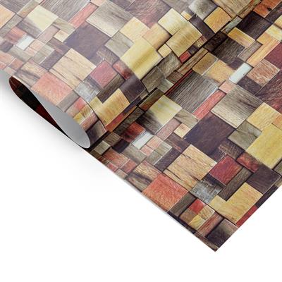 3D WOODEN BLOCKS ADHESIVE PAPER