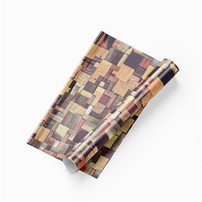 3D WOODEN BLOCKS ADHESIVE PAPER