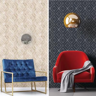 DIAMOND-MARBLED DESIGN - FUTURO WALLPAPERS ROLLS
