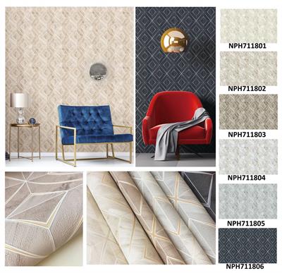 DIAMOND-MARBLED DESIGN - FUTURO WALLPAPERS ROLLS