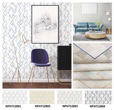 ANGULAR ARRANGEMENT - FUTURO WALLPAPERS ROLLS