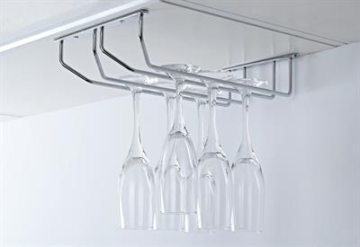 DOUBLE ROW WINE GLASS HOLDER