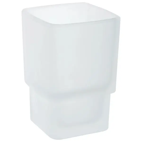 PREMIUM FROSTED GLASS TOOTHBRUSH HOLDER AND TUMBLER CUP