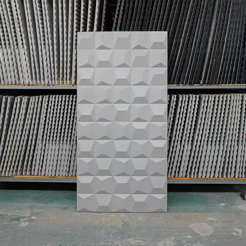 SILVER CUBE PU WALL STONE PANELS