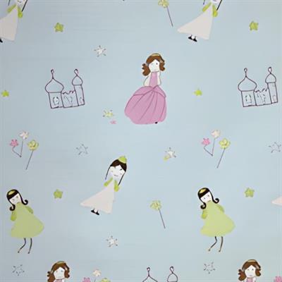 FAIRYTALE BLUE BACKGROUND ROLLER BLIND - PER SQ FEET