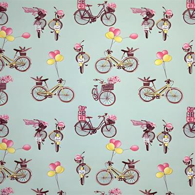 BALLOONING BIKES ROLLER BLIND - PER SQ FEET