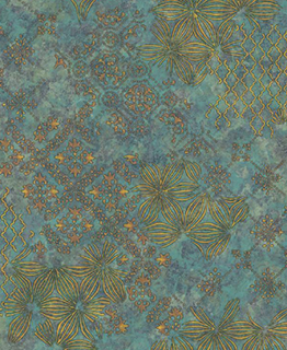 FLORAL MOSIAC - CROWN WALLPAPER ROLLS