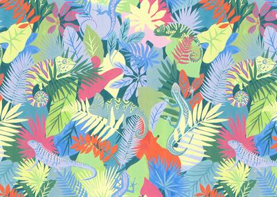 COLORFUL ISLAND - STEPS WALLPAPER ROLLS