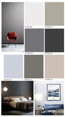 FINE GRAIN TEXTURE - PLAIN COLOR 4 WALLPAPER ROLLS