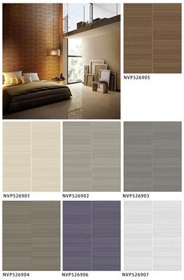 STRIPED SILK - PLAIN COLOR 4 WALLPAPER ROLLS