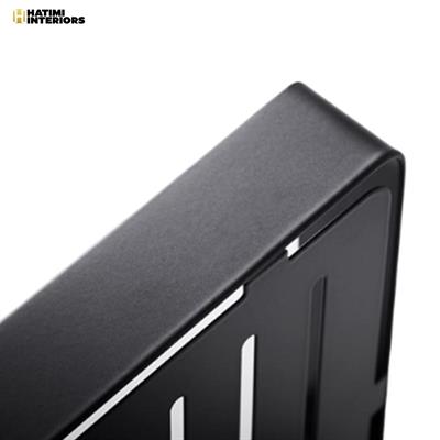 BLACK STAINLESS STEEL SOAP DISH