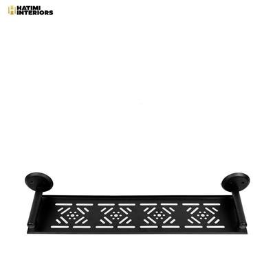 BLACK ASM STAINLESS STEEL BATHROOM ACCESSORIES SET