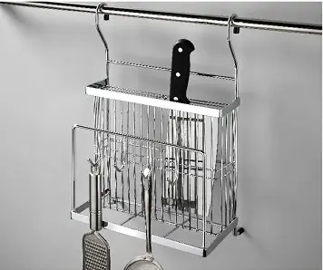MULTIPURPOSE STAINLESS STEEL CHOPPING BOARD HOLDER