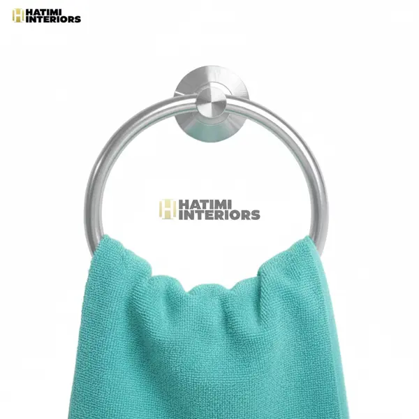 ALUMINUM SCRATCHLESS TOWEL RING