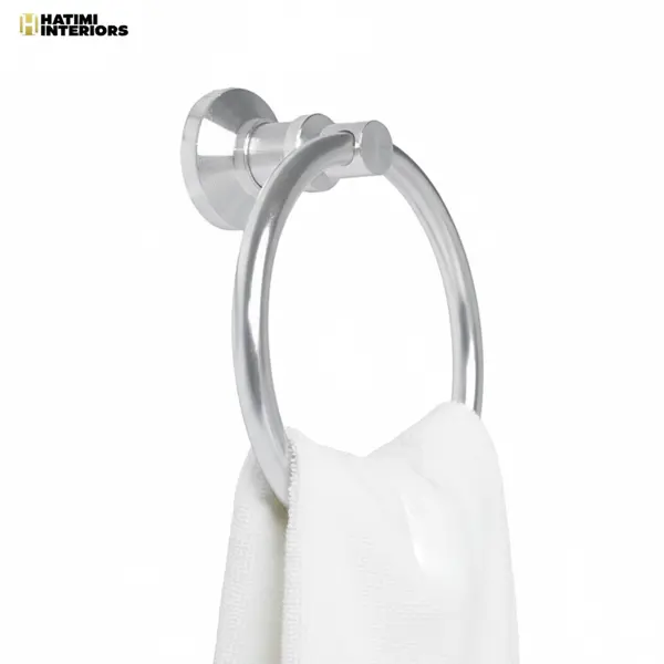 ALUMINUM SCRATCHLESS TOWEL RING