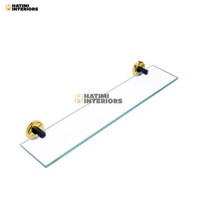 PREMIUM GOLDEN AND BLACK BATHROOM ACCESSORIES SET