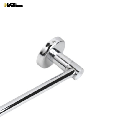 PREMIUM CHROME SILVER TOWEL ROD