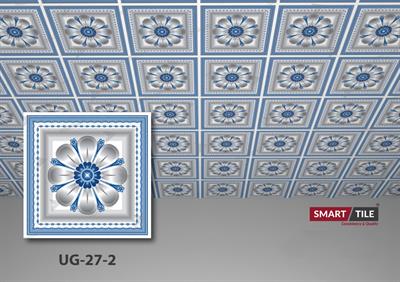 UG 27-2 - FALSE CEILING GYPSUM TILES WITH FITTING ACCESSORIES - PER SQ FT