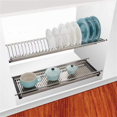 STAINLESS STEEL KITCHEN DISH STORAGE  RACK