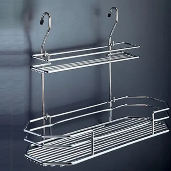 STAINLESS STEEL HANGING DOUBLE  RACK