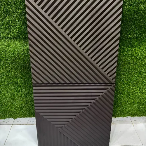 GREY DAIMOND PATTERN PU WALL STONE PANELS