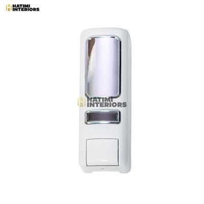 CHROME WHITE SOAP DISPENSER