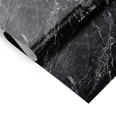 BLACK MARBLE ADHESIVE PAPER