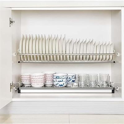 STAINLESS STEEL KITCHEN DISH STORAGE  RACK