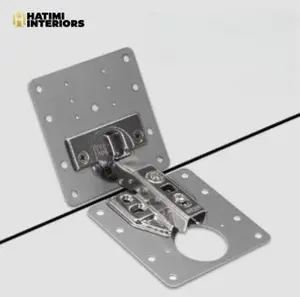 PREMIUM STAINLESS STEEL CABINET HINGE REPAIR PLATE KIT