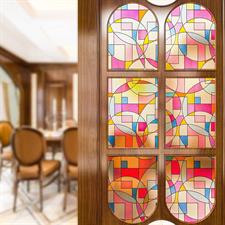 DECORATIVE GLASS ADHESIVE PAPER | DIY 114