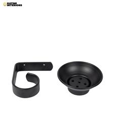 BLACK LUXURY BATHROOM ACCESSORIES SET