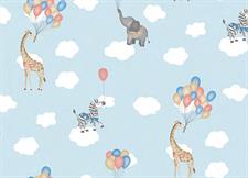 BALLOON SAFARI ADVENTURE - DREAM LAND KIDS WALLPAPER