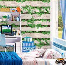 FLORAL FENCE - CROWN WALLPAPER ROLLS