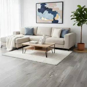 FROST GREY VINYL FLOORING PLANKS | 1032