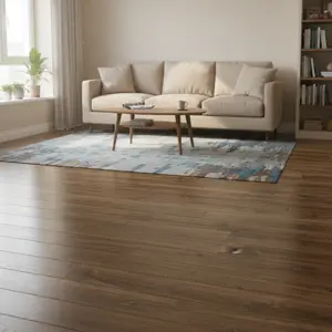 WORN BROWN VINYL FLOORING PLANKS | 1035