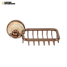 DUNE MARBLE COPPER ALUMINUM BATHROOM ACCESSORIES SET