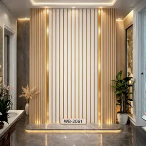 WHITE GOLD STRIPES UV FOMIC STICKER ROLLS - WB-2061