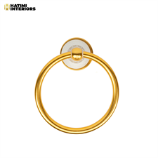 VERSACE MARBLE GOLDEN ALUMINUM BATHROOM ACCESSORIES SET