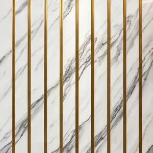 WHITE MARBLE STRIPES UV FOMIC STICKER ROLLS - WB-2050