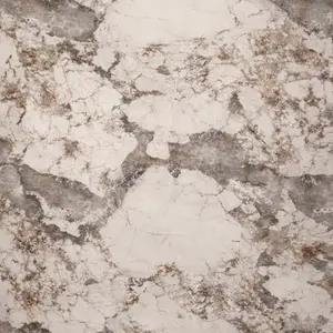 GREY BROWN CRACKED MARBLE UV FOMIC STICKER ROLLS - WB-2045
