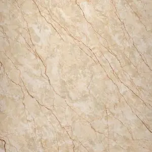 CREAM ORANGE VEINS MARBLE UV FOMIC STICKER ROLLS - WB-6027