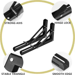 HEAVY DUTY FOLDING SHELF BRACKET